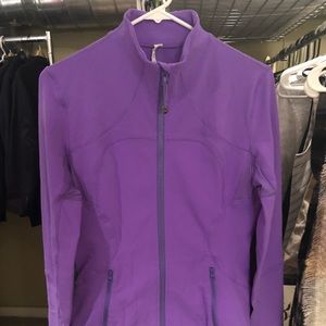 Lululemon jacket - size 8 purple